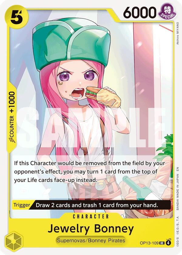 Image for Jewelry Bonney (109) [OP13-109] - One Piece Card Game