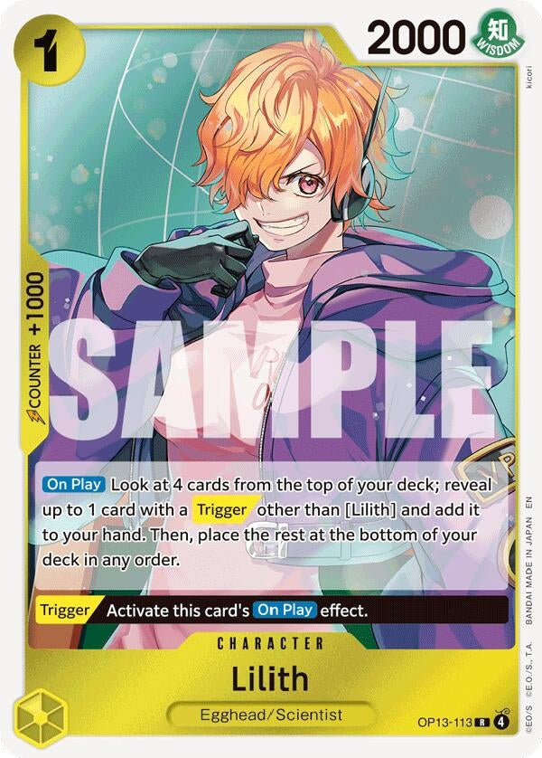 Image for Lilith [OP13-113] - One Piece Card Game