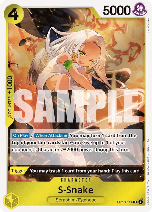 Image for S-Snake [OP13-114] - One Piece Card Game