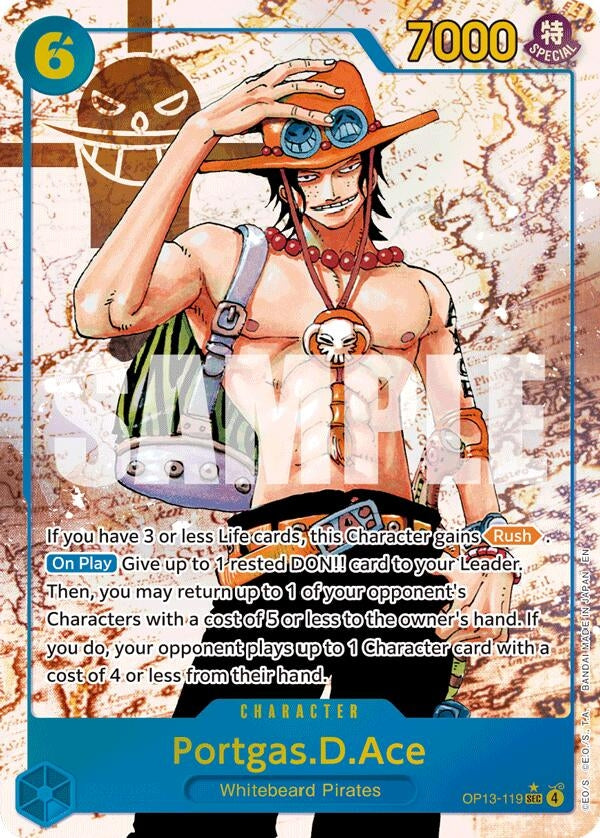 Image for Portgas.D.Ace (119) (Parallel) [OP13-119] - One Piece Card Game
