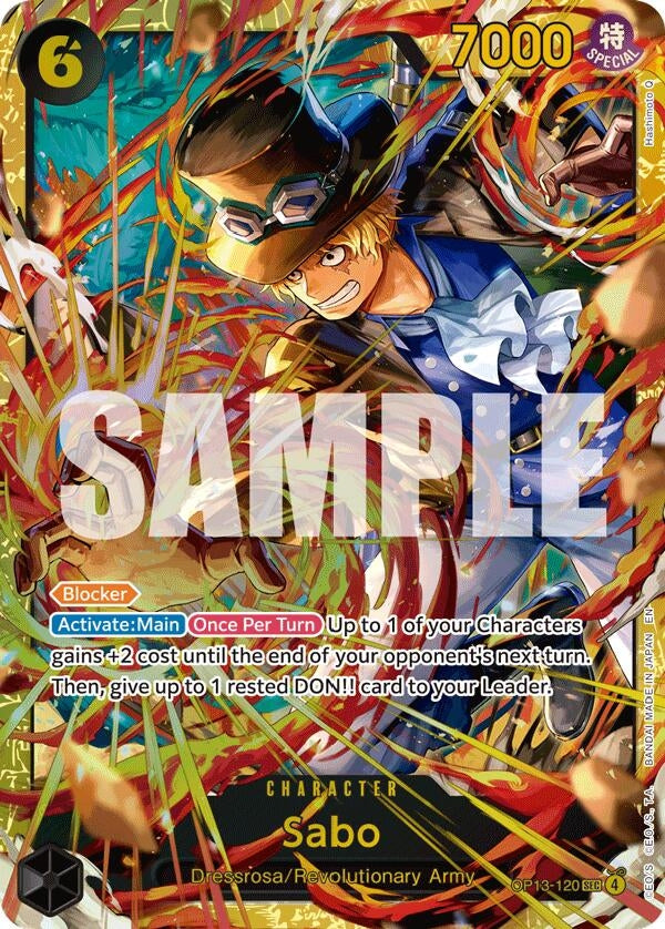 Image for Sabo (120) (SP) [OP13-120] - One Piece Card Game