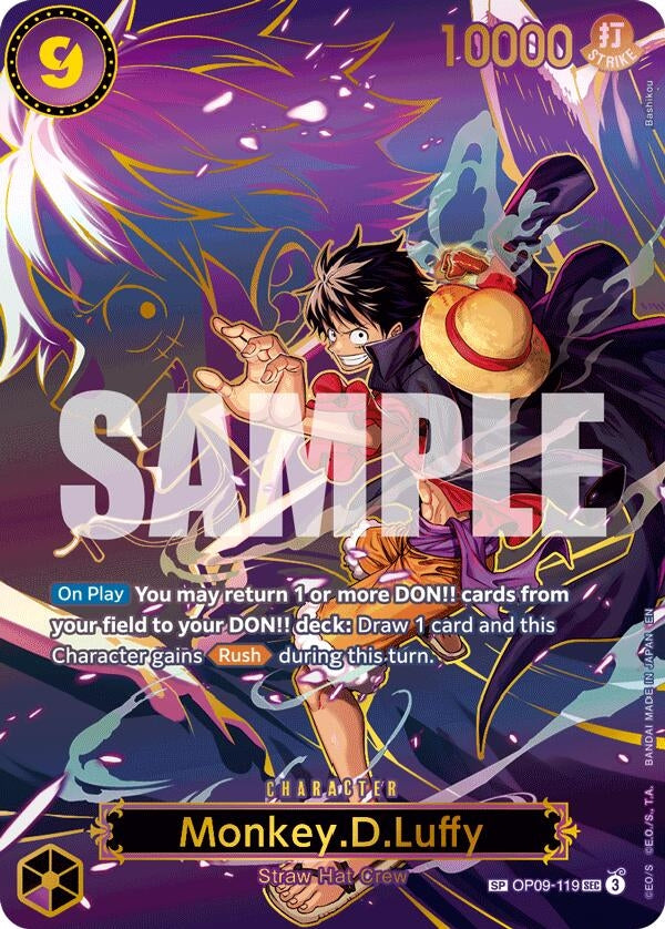 Image for Monkey.D.Luffy - OP09-119 (SP) [OP09-119] - One Piece Card Game