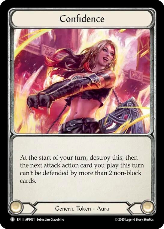 Image for Confidence [APS031] - Flesh and Blood TCG