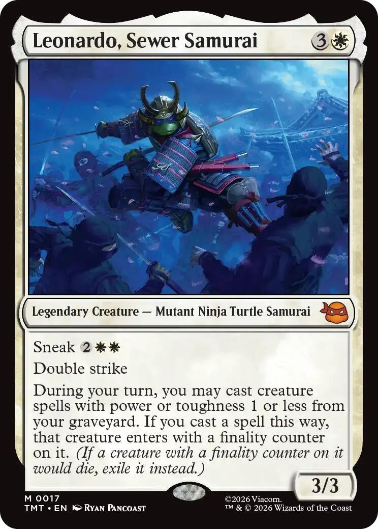 Image for Leonardo, Sewer Samurai [17] - Magic: The Gathering