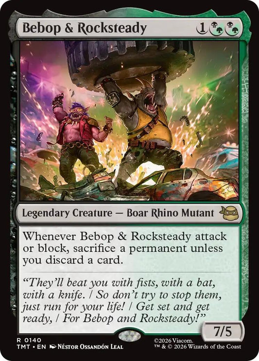 Image for Bebop & Rocksteady [140] - Magic: The Gathering