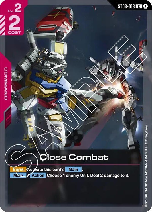 Image for Close Combat [ST03-013] - Gundam Card Game