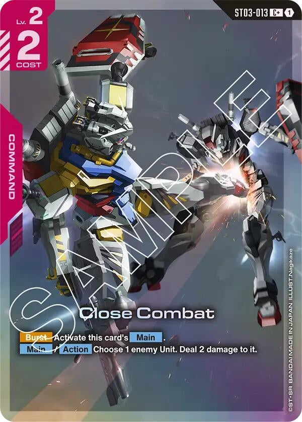 Image for Close Combat (C+) [ST03-013] - Gundam Card Game