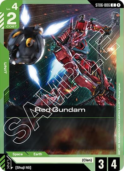 Image for Red Gundam (C) [ST06-006] - Gundam Card Game