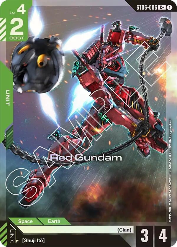 Image for Red Gundam (C+) [ST06-006] - Gundam Card Game