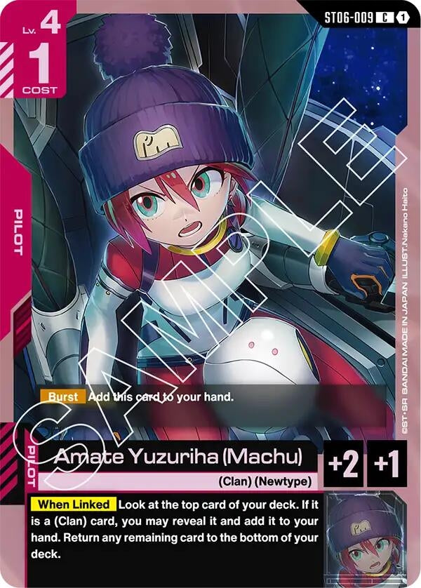 Image for Amate Yuzuriha (Machu) [ST06-009] - Gundam Card Game