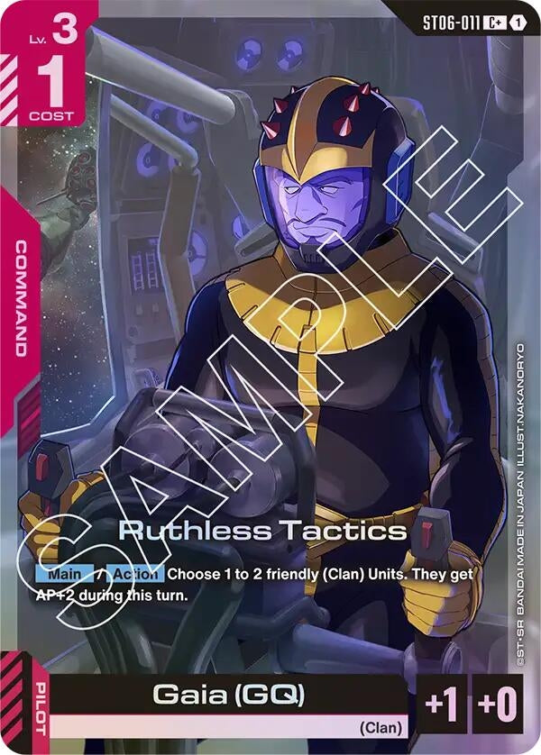 Image for Ruthless Tactics (C+) [ST06-011] - Gundam Card Game