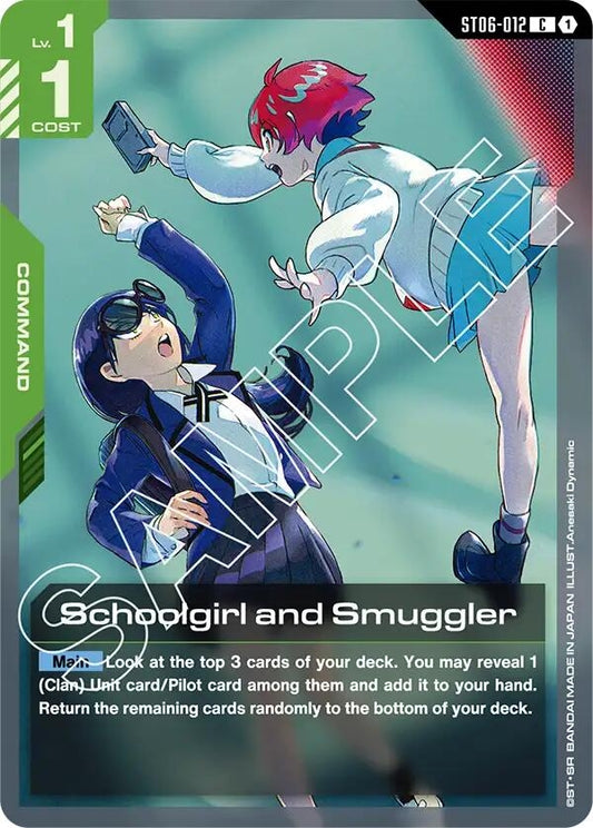 Image for Schoolgirl and Smuggler [ST06-012] - Gundam Card Game