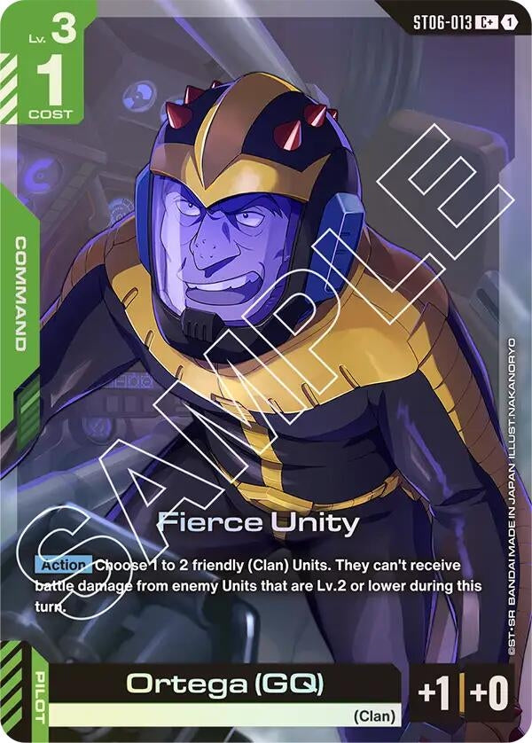 Image for Fierce Unity (C+) [ST06-013] - Gundam Card Game