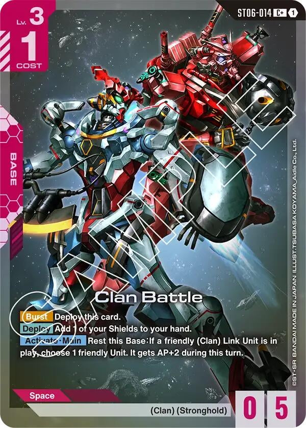 Image for Clan Battle (C+) [ST06-014] - Gundam Card Game
