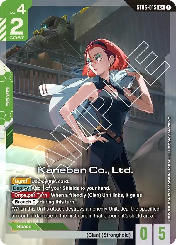 Image for Kaneban Co., Ltd. (C+) [ST06-015] - Gundam Card Game