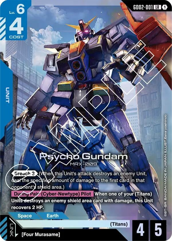 Image for Psycho Gundam [GD02-001] - Gundam Card Game