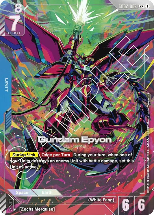 Image for Gundam Epyon (LR+) [GD02-002] - Gundam Card Game