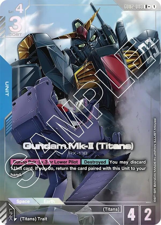 Image for Gundam Mk-II (Titans) (R+) [GD02-003] - Gundam Card Game