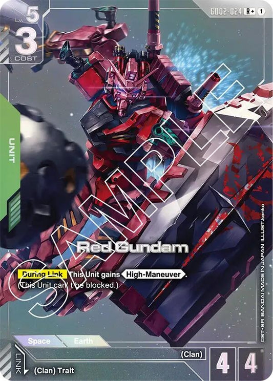 Image for Red Gundam (R+) [GD02-024] - Gundam Card Game