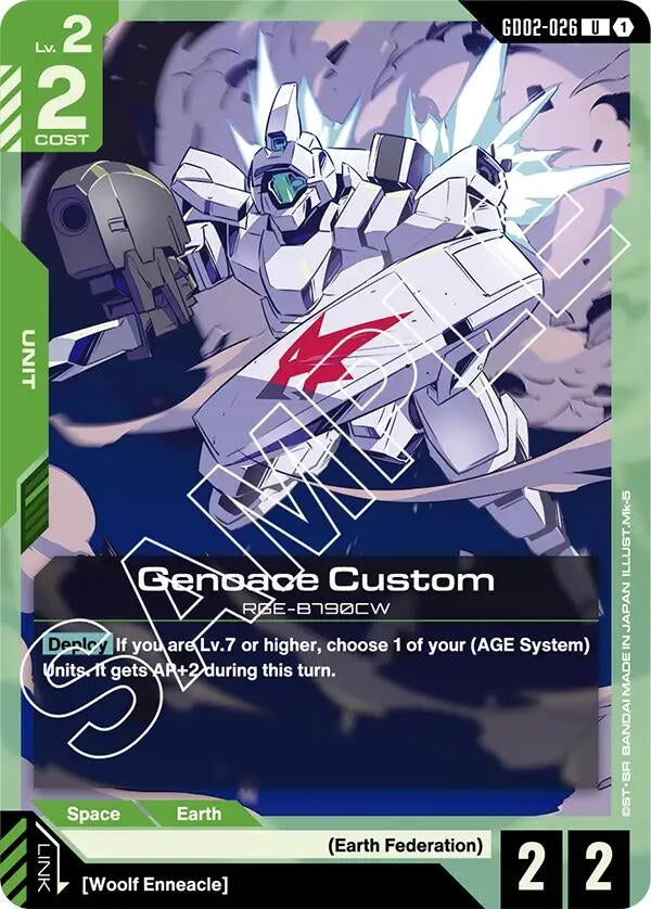 Image for Genoace Custom [GD02-026] - Gundam Card Game