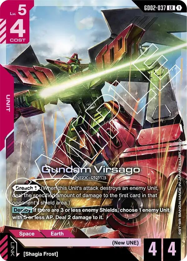 Image for Gundam Virsago [GD02-037] - Gundam Card Game