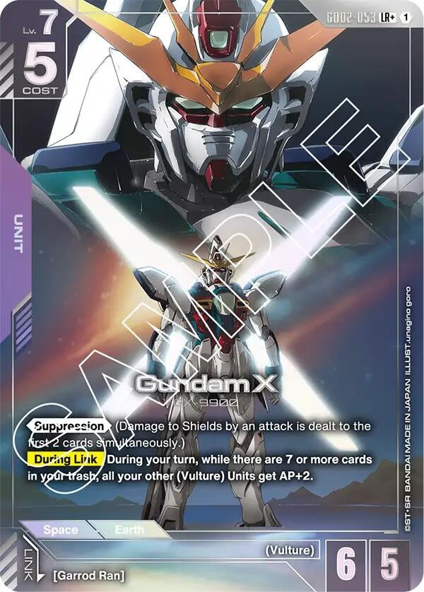 Image for Gundam X (LR+) [GD02-053] - Gundam Card Game