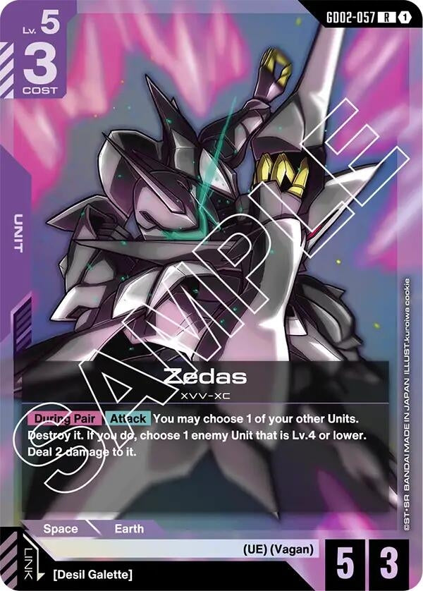 Image for Zedas [GD02-057] - Gundam Card Game