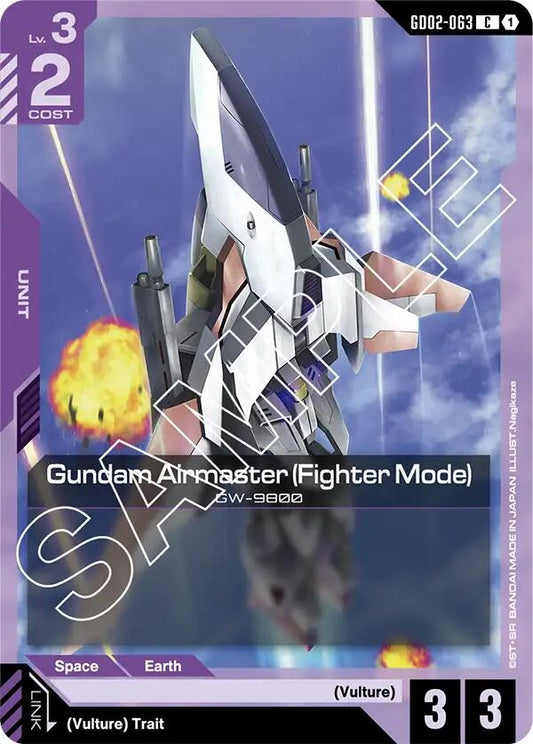 Image for Gundam Airmaster (Fighter Mode) [GD02-063] - Gundam Card Game