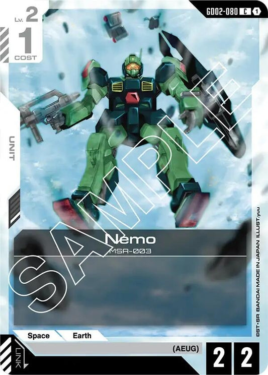 Image for Nemo [GD02-080] - Gundam Card Game