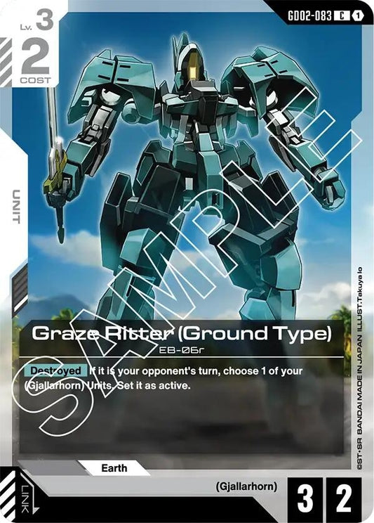 Image for Graze Ritter (Ground Type) [GD02-083] - Gundam Card Game