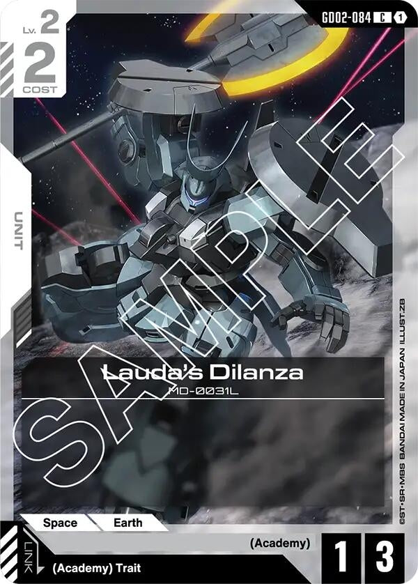 Image for Lauda's Dilanza [GD02-084] - Gundam Card Game
