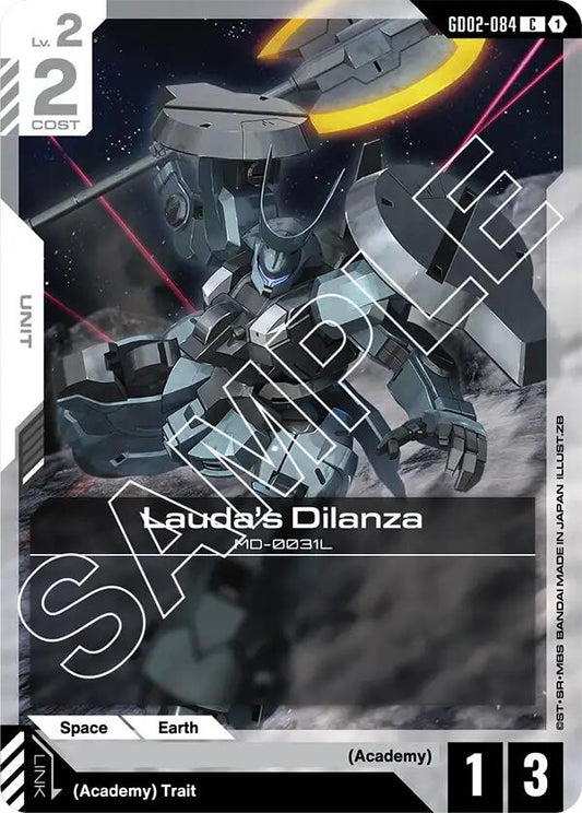 Image for Lauda's Dilanza [GD02-084] - Gundam Card Game