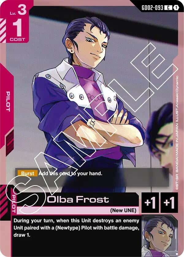 Image for Olba Frost [GD02-093] - Gundam Card Game