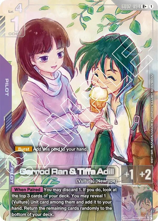 Image for Garrod Ran & Tiffa Adill (R+) [GD02-094] - Gundam Card Game