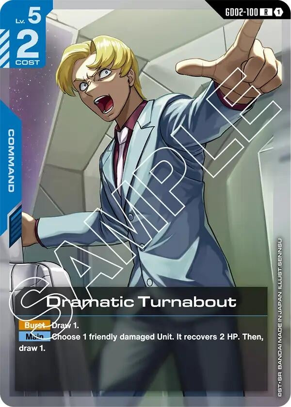 Image for Dramatic Turnabout [GD02-100] - Gundam Card Game