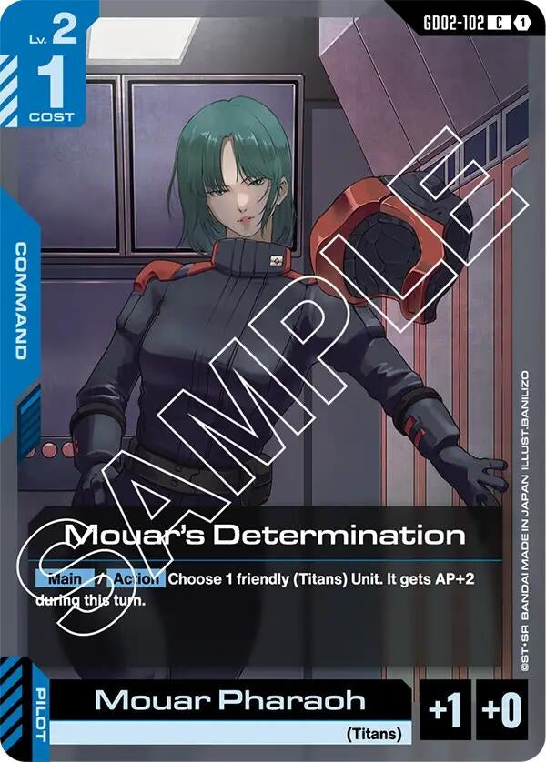 Image for Mouar's Determination [GD02-102] - Gundam Card Game