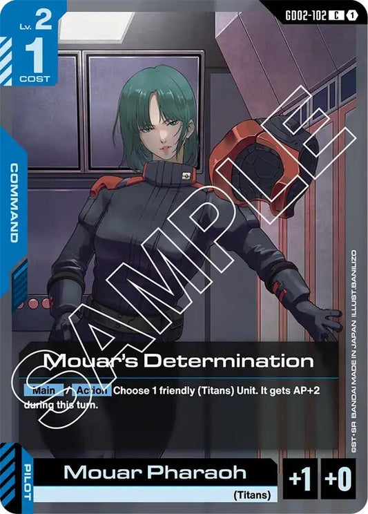 Image for Mouar's Determination [GD02-102] - Gundam Card Game