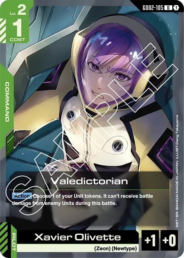 Image for Valedictorian [GD02-105] - Gundam Card Game
