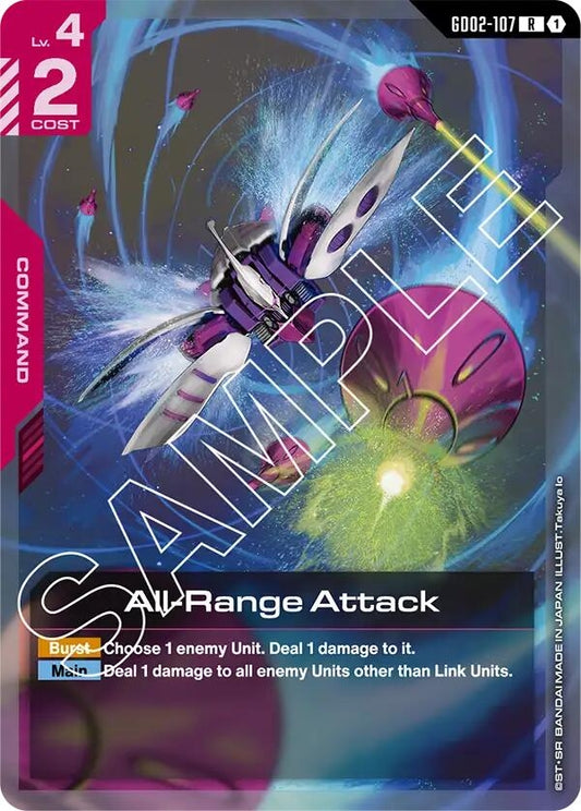 Image for All-Range Attack [GD02-107] - Gundam Card Game