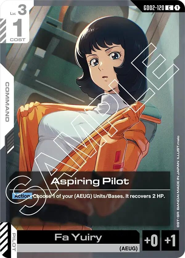 Image for Aspiring Pilot [GD02-120] - Gundam Card Game
