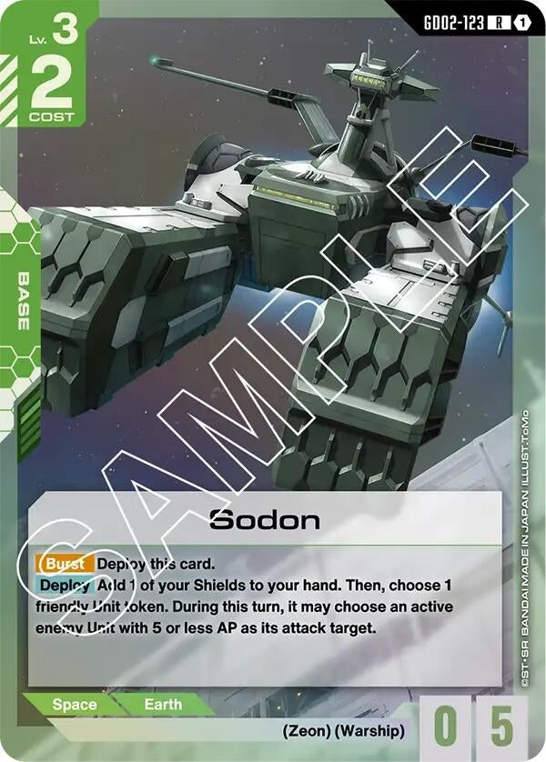 Image for Sodon [GD02-123] - Gundam Card Game