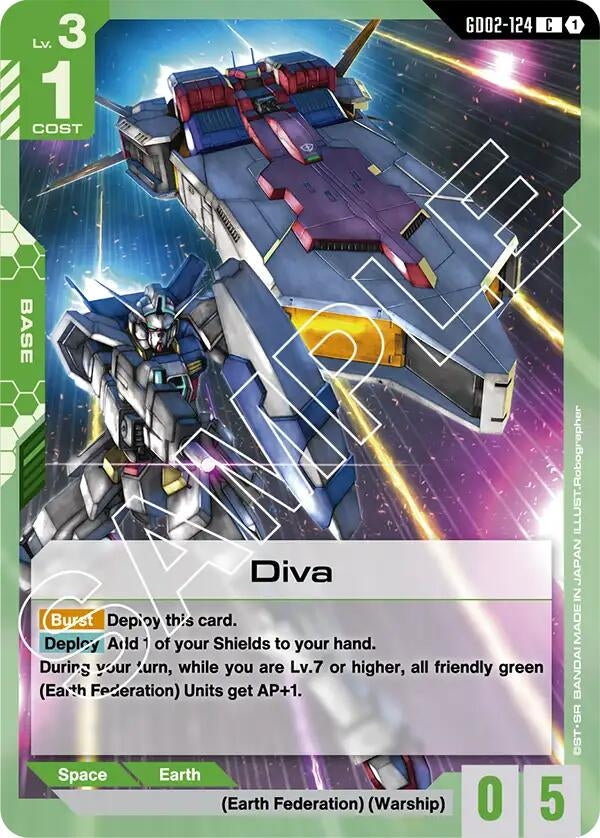 Image for Diva [GD02-124] - Gundam Card Game