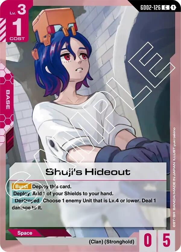 Image for Shuji's Hideout [GD02-126] - Gundam Card Game