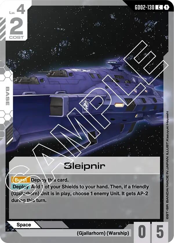 Image for Sleipnir [GD02-130] - Gundam Card Game