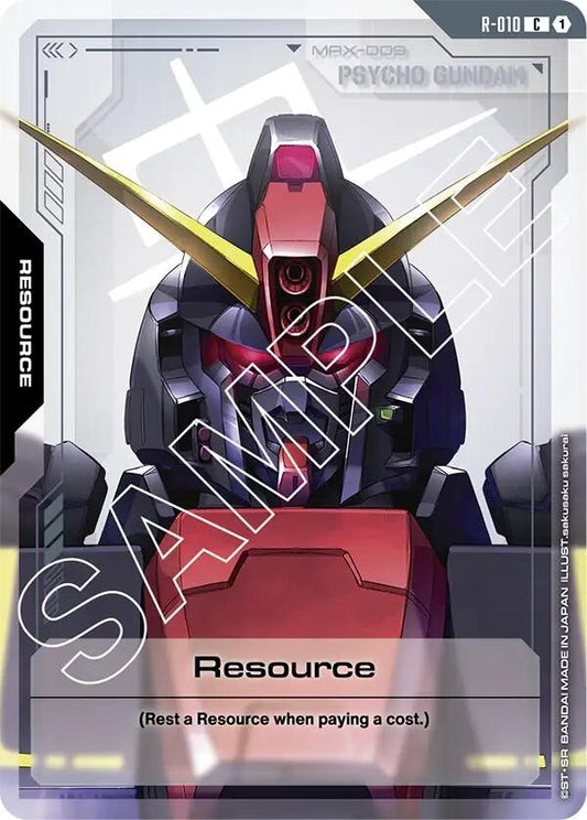 Image for Resource (R-010) [R-010] - Gundam Card Game