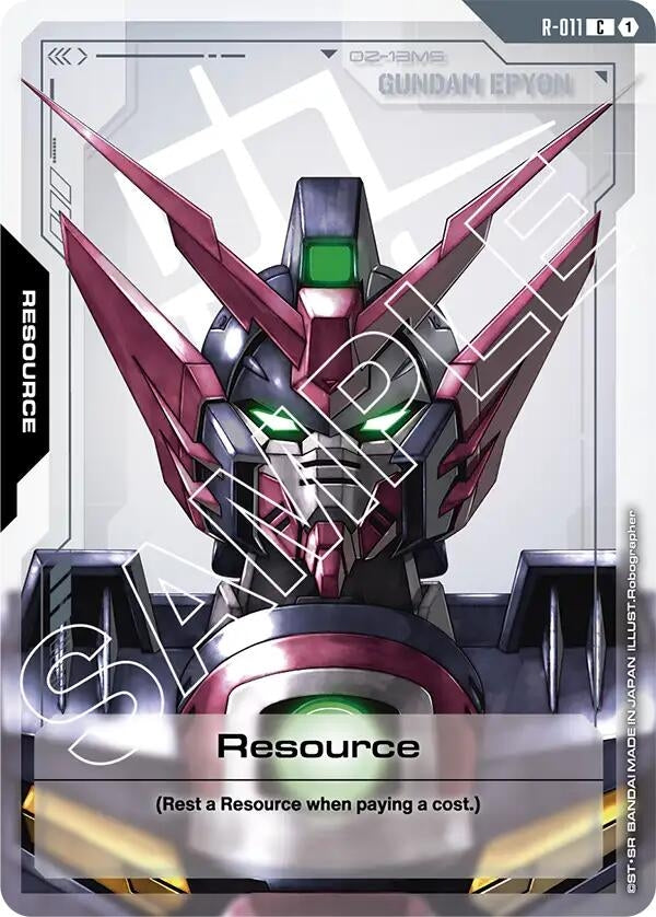 Image for Resource (R-011) [R-011] - Gundam Card Game
