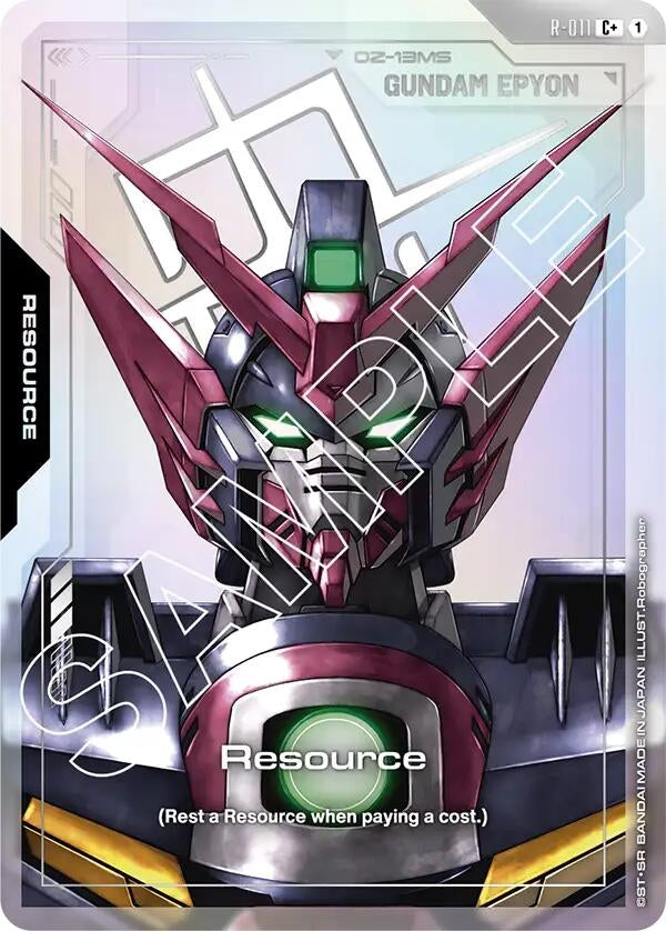 Image for Resource (R-011) (C+) [R-011] - Gundam Card Game