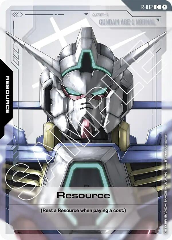Image for Resource (R-012) [R-012] - Gundam Card Game