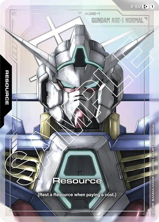 Image for Resource (R-012) (C+) [R-012] - Gundam Card Game