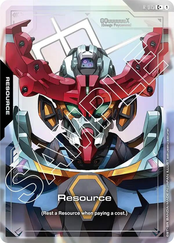 Image for Resource (R-015) (C+) [R-015] - Gundam Card Game